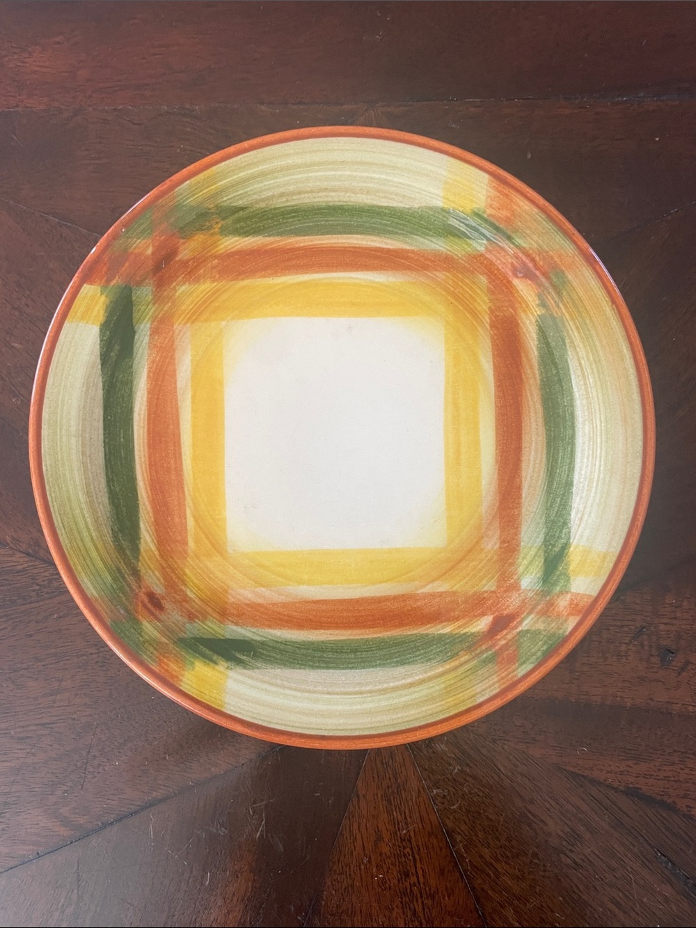 Hand-Painted Ceramic Appetizer Plates - Set of 4